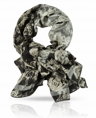 Палантин Женский SN-CROWN/BL.SILVER